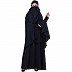 Islamic Burqa-Khimar combo- Navy Blue Islamic Burqa-Khimar combo- Navy Blue